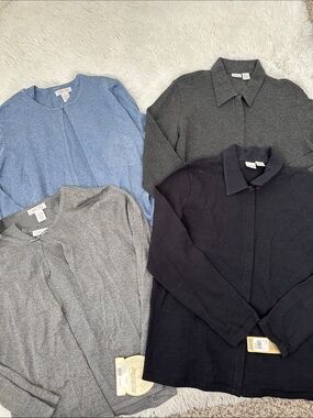 🥕 Bundle of 4 NWT Cherokee Cardigan/Jackets L/XL